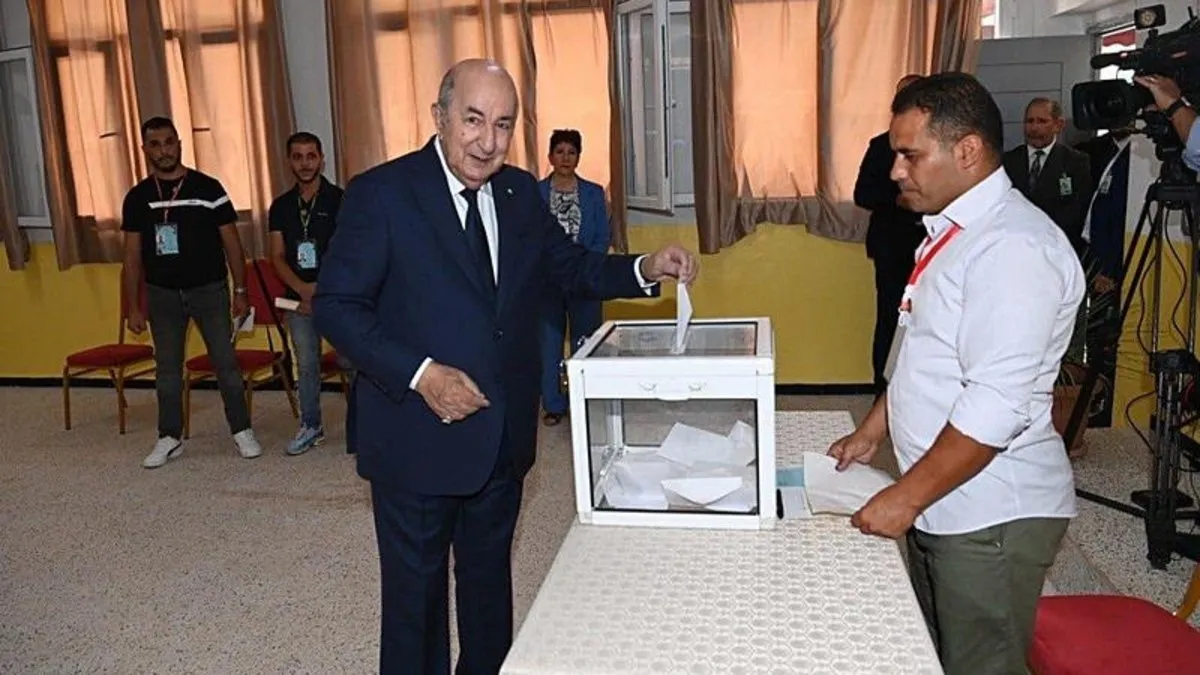 Cezayir’de cumhurbaşkanlığı seçimi sonuçları açıklandı