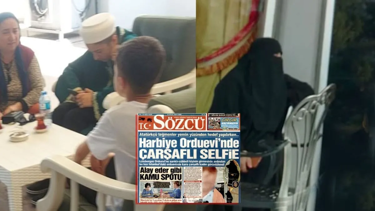 Sözcü’den nefret dolu skandal manşet: Orduevlerine çarşaflı kişiler giremezmiş! Kahraman Mehmetçiğin annesini bile hedef aldılar
