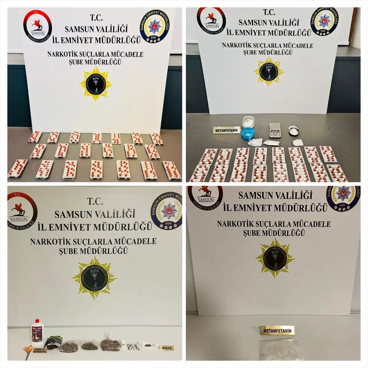 Samsun’da Uyuşturucu Operasyonu: 4 Gözaltı